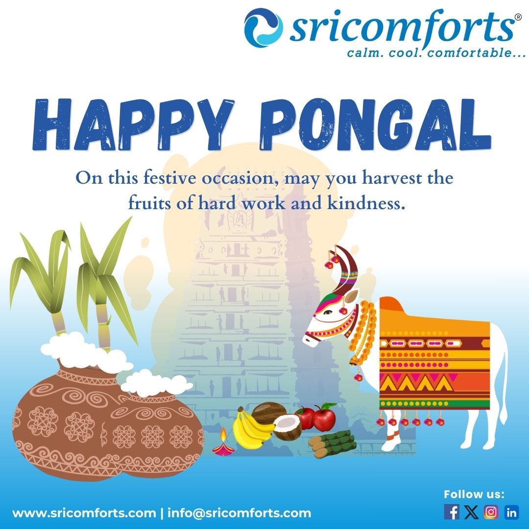 Sricomforts's tweet photo. Harpy Makara Sankranthi🎋

#sricomforts #daikin #authorised #dealer https://t.co/EdCNbUuFLh
