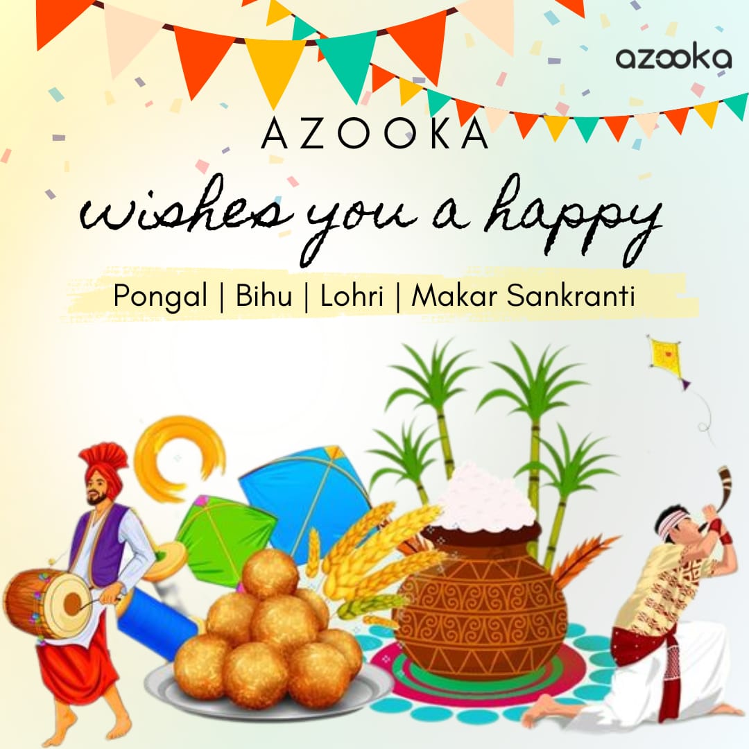 🪁Many names, one festival!🪁
Wishing you all a joyous celebration with warmth and vibrant festivities.🎉✨🎊🙌🏼
.
.
.
.
.
#azooka #festivals #bihu #pongal #sankranti #lohri #happy