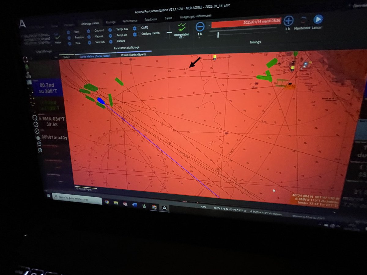 Dernier virement de bord dans 1/2h !