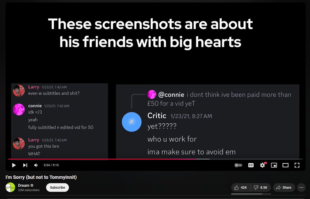 TalentLacking's tweet image. ALSOOOOO I SHOULD MENTION: CONNIE NEVER EDITED A FULL VIDEO FOR TOMMY!!!!!! WHY HE IMPLIED THAT, I DONT KNOWWW THEY WEREN'T EVEN TALKING AB HIM THEREEE IM LOSING MY MINDDDD