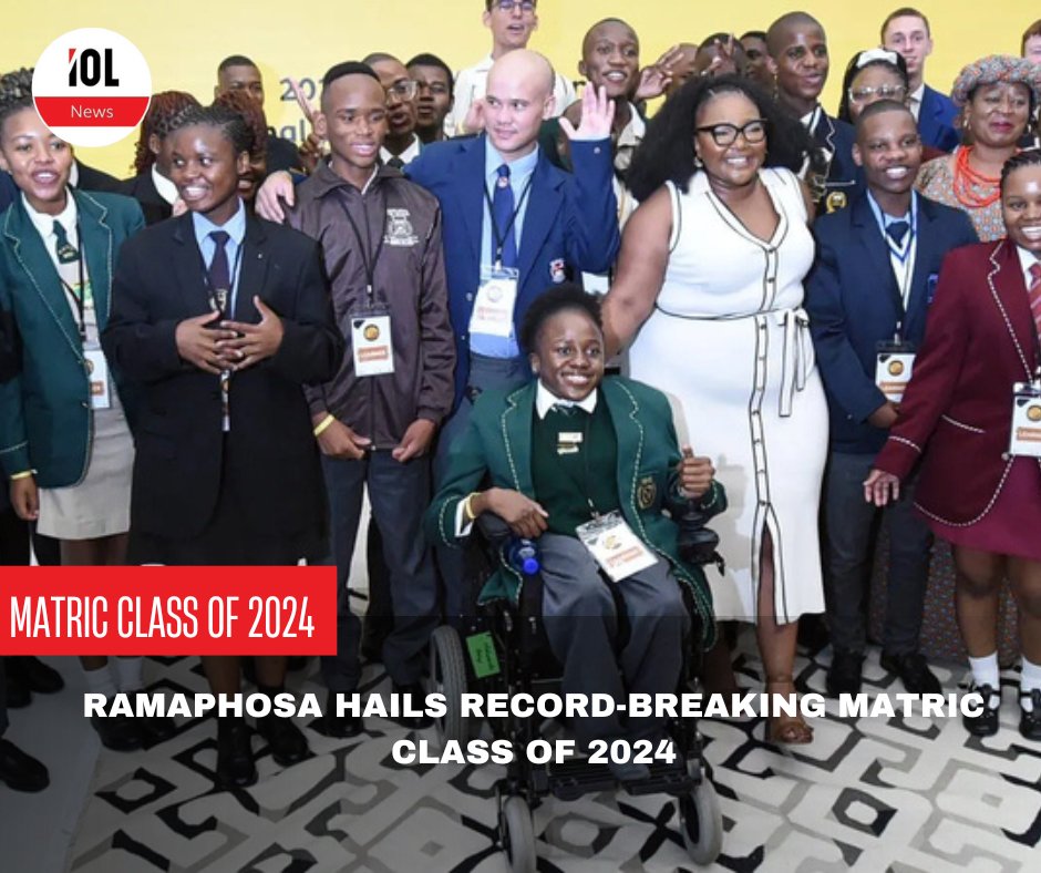 President Cyril Ramaphosa has praised the matric Class of 2024, describing their achievements as a proud reflection of South Africa’s progress over 30 years of freedom and democracy.
#news #politics #education #MatricResults2024 #CyrilRamaphosa 

Read on
iol.co.za/news/politics/…