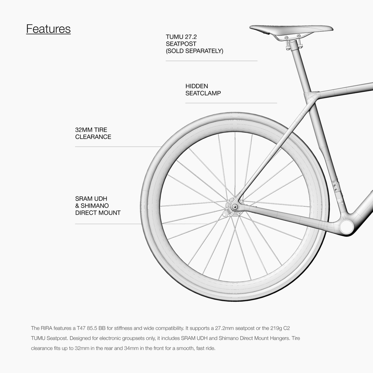 Chapter2Bikes's tweet image. The RIRA takes performance up a notch. With a 22% stiffer head tube and 12% more bottom bracket stiffness compared to the TOA, it’s built to give you that edge—whether you’re chasing speed or comfort. 

Check it out now at your Chapter2 authorized dealer 
#rideyournextchapter