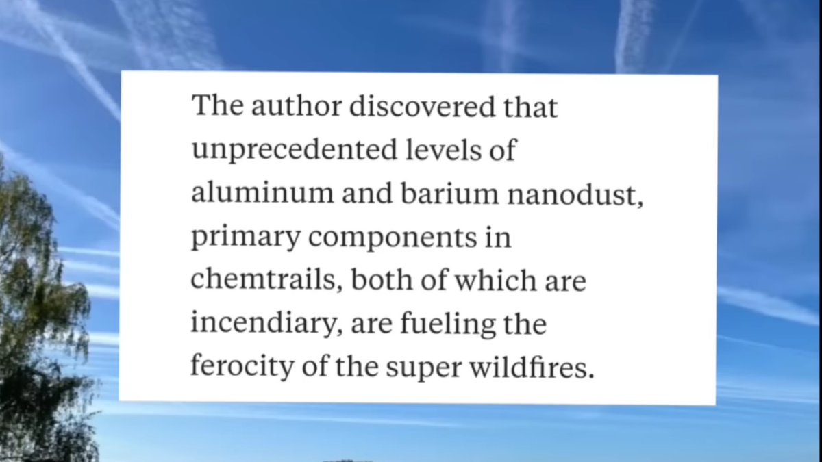 TomJasonElliott's tweet image. “Millions of tons of #Aluminum and #Barium are being sprayed almost daily across the U.S.” - Mills, former Naval Officer and UCLA Grad. 

#Thermite is a pyrotechnic composition usually consisting of metal powder and a metal oxide. 

🧐🤢🤮

Via Static in the Attic on YT