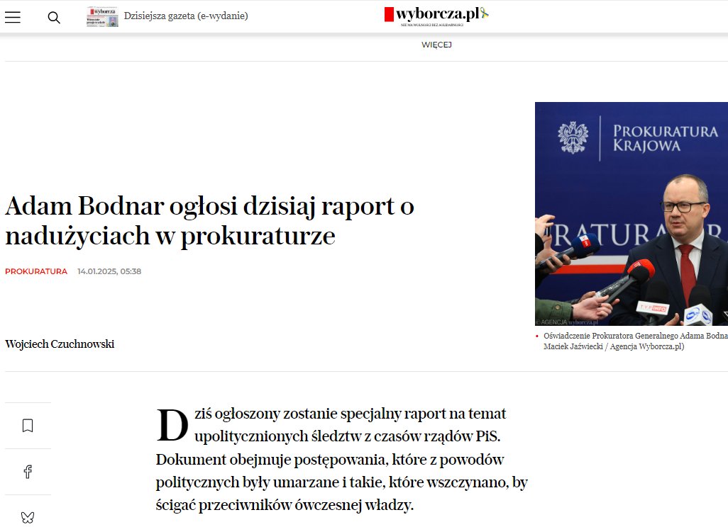 KapenGenezyp's tweet image. "Zespół badający wszystkie te sprawy powstał wiosną 2024 r. po apelu Fundacji Otwarty Dialog." - a powinien powstać natychmiast po odbiciu prokuratury.