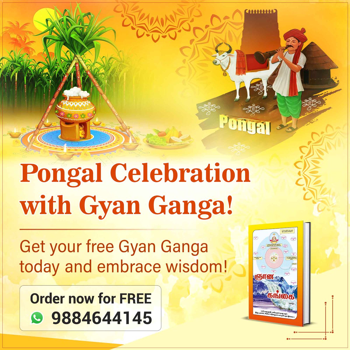 itsshyamalways's tweet photo. #Pongal2025
Let this Pongal mark a new beginning in your life with the divine teachings of Saint Rampal Ji Maharaj through the Gyan Ganga book.
ஞான கங்கை https://t.co/4UDci4c0AN