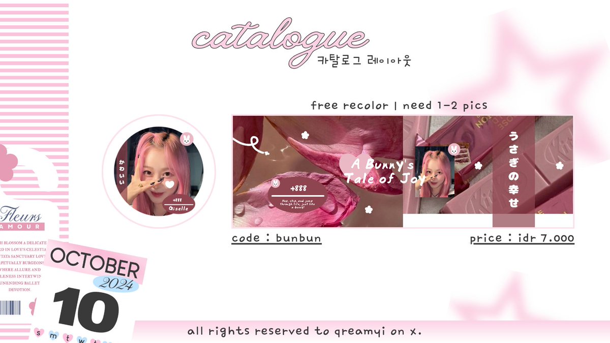 qreamyi's tweet photo. ⓘ  𝅄˚   ׅ  rts are appreciated . . 🥯🥛

hi temen - temen! _kenalan_ yuk sama anak - anak aku yang bakal masuk katalog nanti 🤍 aku juga cari kinci < drop foto muse + nick > ia.. oiya untuk layout nya ufs ya! check alt for the detailed info ☆%

#zonauang 🛴 https://t.co/2a48iociD3