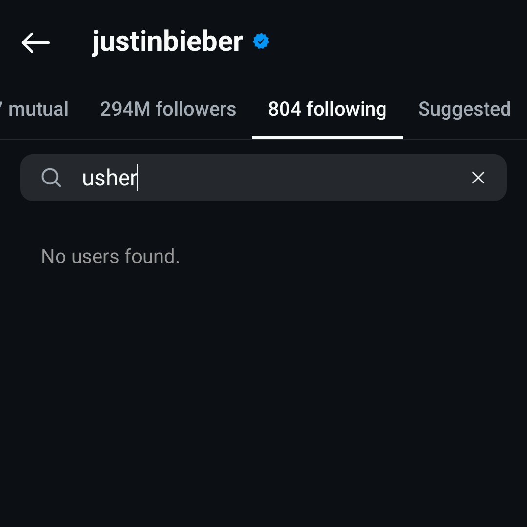 JBieberCharts's tweet photo. .@justinbieber has now unfollowed his former mentor and close friend Usher on Instagram. https://t.co/LHMbs20R00