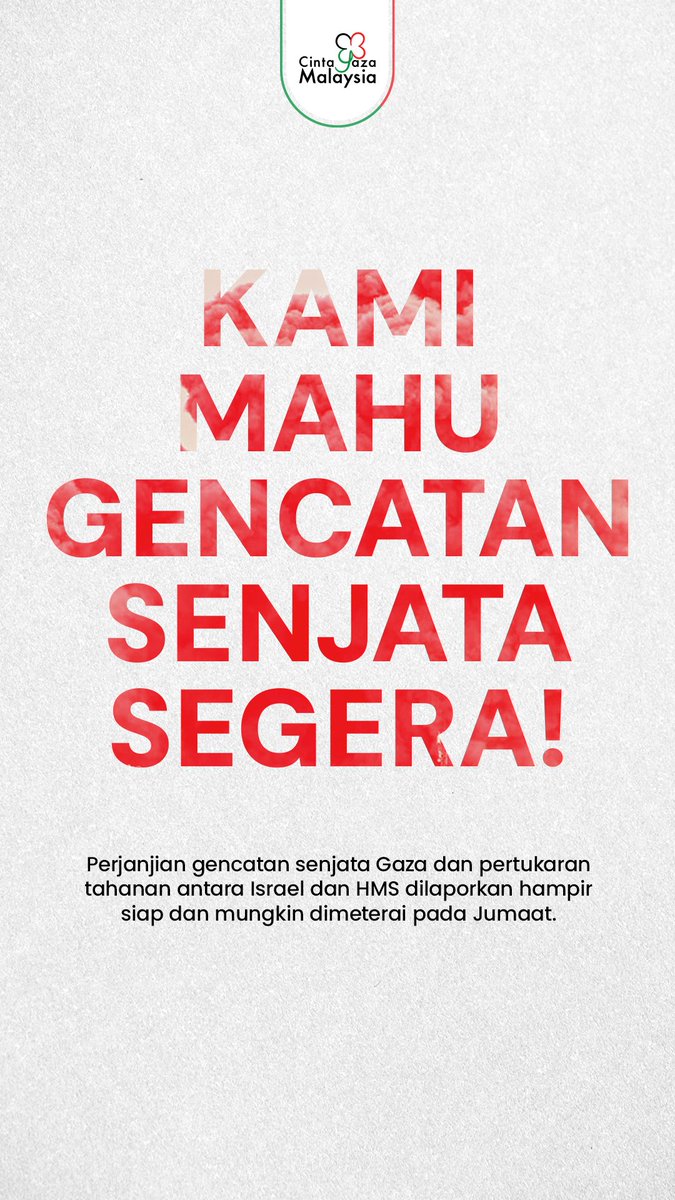Teruskan berdoa semua! 🕊️