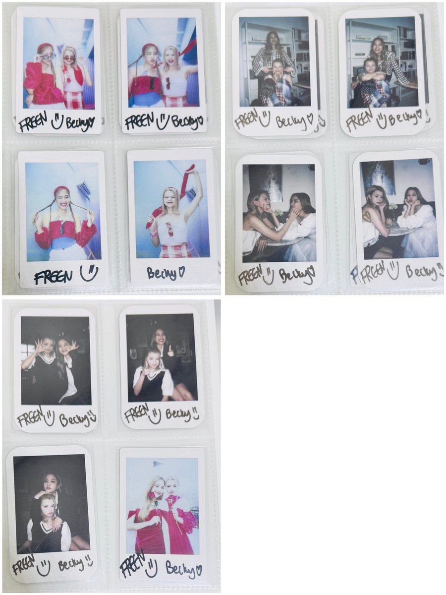 HugoChan24's tweet photo. [WTS] FreenBecky Photocards for sell
Selling as a bundle(set only)

DM for price 
Location- Singapore
Ship - ww

#srchafreen #beckysangels #freenbecky #beckfreen #ฟรีนเบค #เบคฟรีน #ตลาดนัดฟรีนเบค https://t.co/flATknz7mR