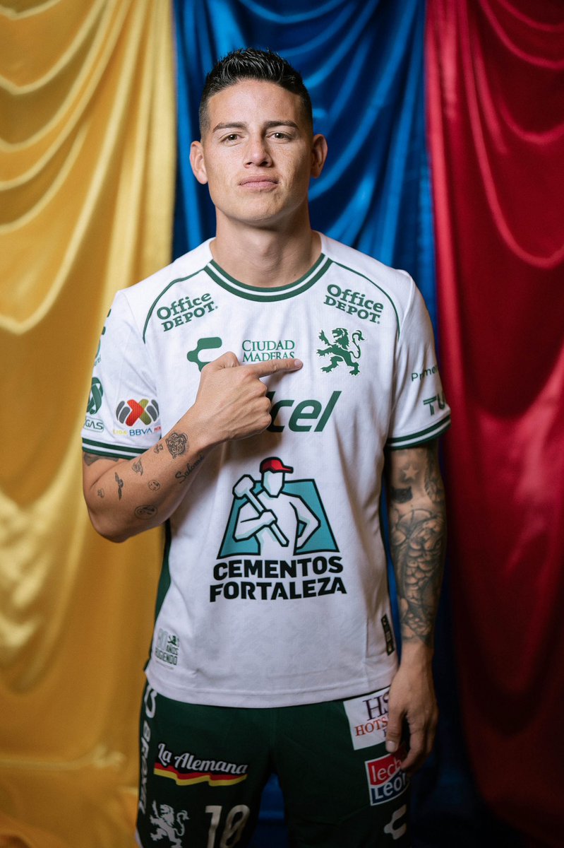 jamesdrodriguez's tweet photo. Muy emocionado con este nuevo desafío. 🦁👋🏼 @clubleonfc https://t.co/mygAXFVsTY