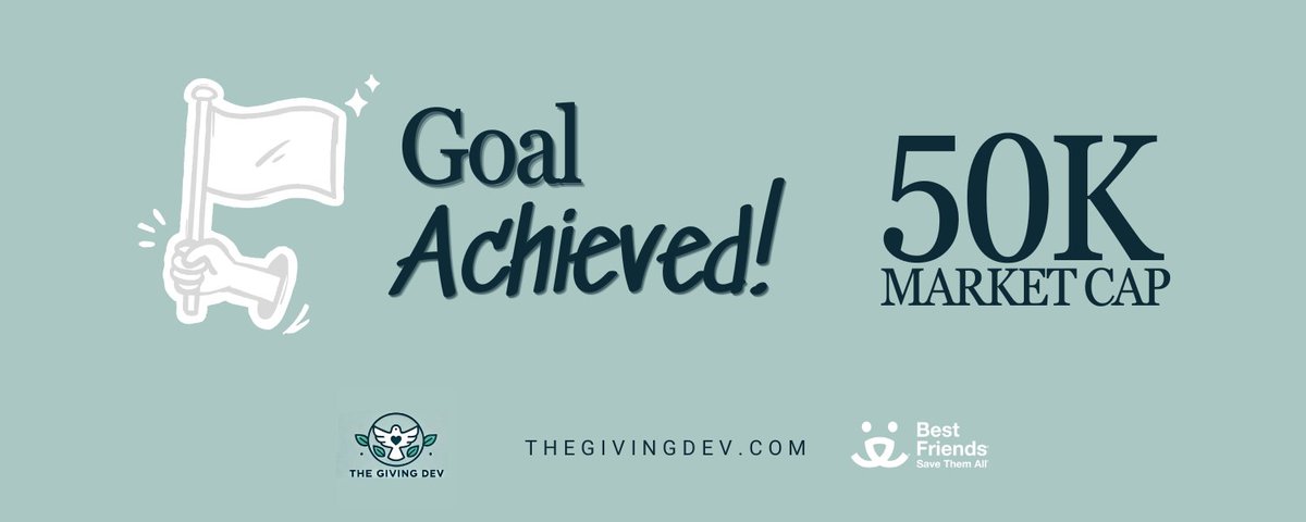 First benchmark hit! 50k has been met.    

2.6 SOL has been sent to  EfSQaVBHhLwAcMwR7xn8fD4TgyCRH26hoUWKW1SGhBMV

Solscan:
solscan.io/tx/5RhSvNJa5bP…