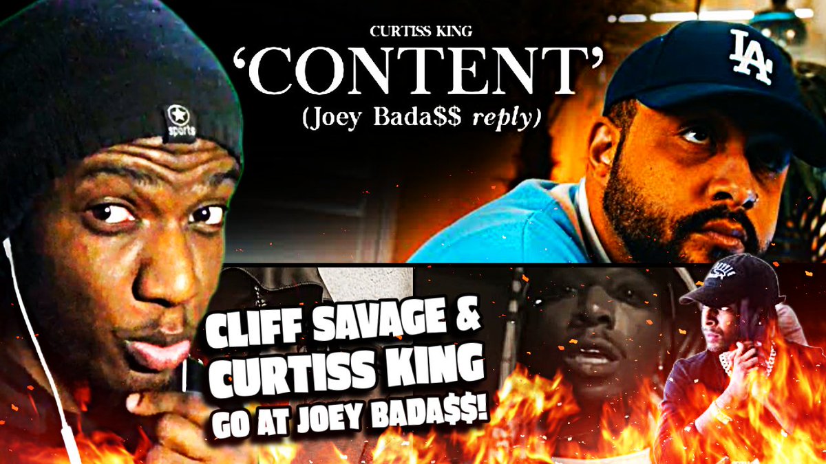 Humbleziggy's tweet image. 💥JOEY BADA$$ GETTING DRAGGED?! Cliff Savage &amp;amp; Curtiss King FIRE SHOTS!💥

Watch as @CliffSavage and @CurtissKing fire shots at Joey Bada$$ in this intense reaction to "Bad Wolf" &amp;amp; "Content"! 

#cliffsavage #curtissking #disstracks #reaction #joeybadass

youtu.be/QFXBwPEveJw