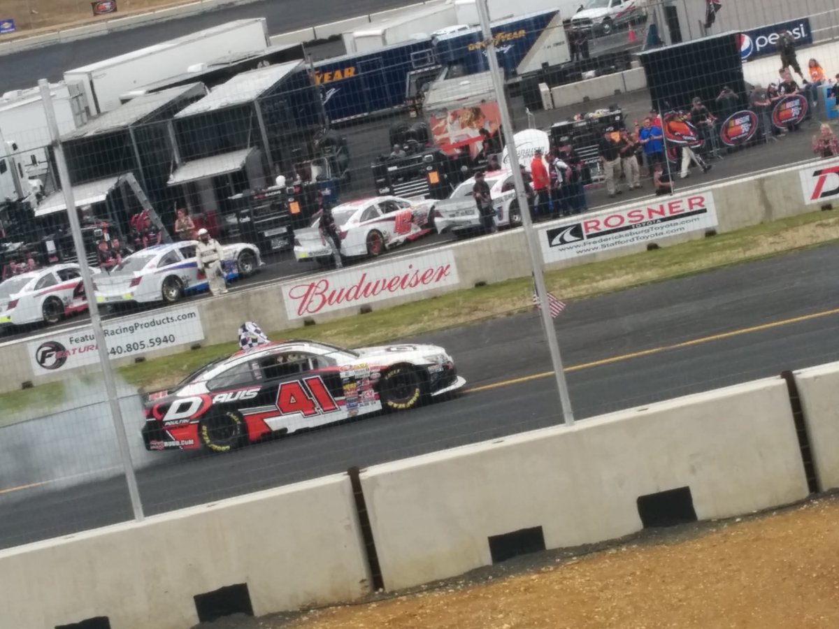 CraigsCache's tweet photo. A few iPhone shots from the 2016 NASCAR K&N Pro Series East race at Dominion Raceway. The tracks inaugural season and only visit by the series. @ARCA_Racing #kneast @DominionRaceway https://t.co/V3WlbRDWtp