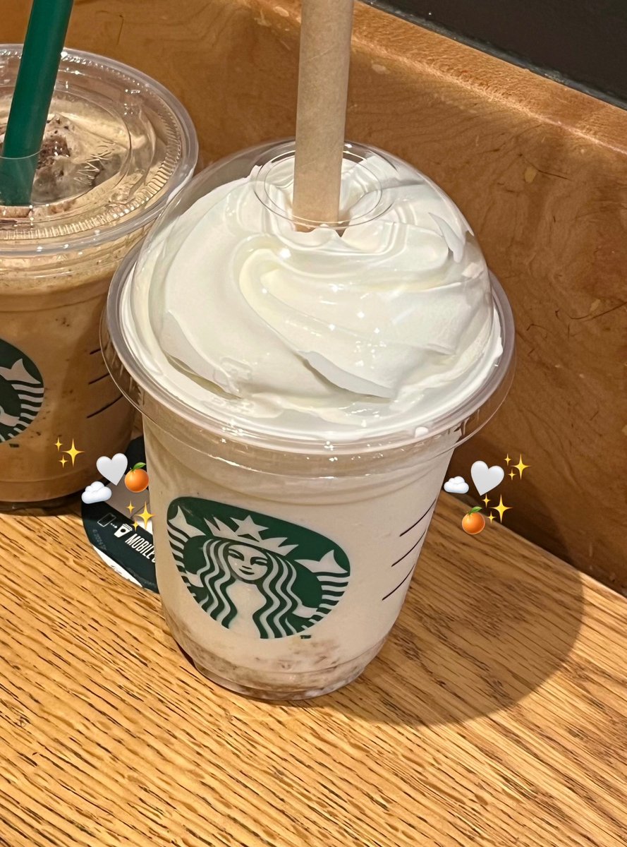 kibikibi31o's tweet photo. スタババイト時代にリピしまくってた超お気に入りカスタム~~~~~~🍊みかんヨーグルトみたいで美味しいよ🫰🏻🤍  ̖́- https://t.co/aaRO4qOBSa