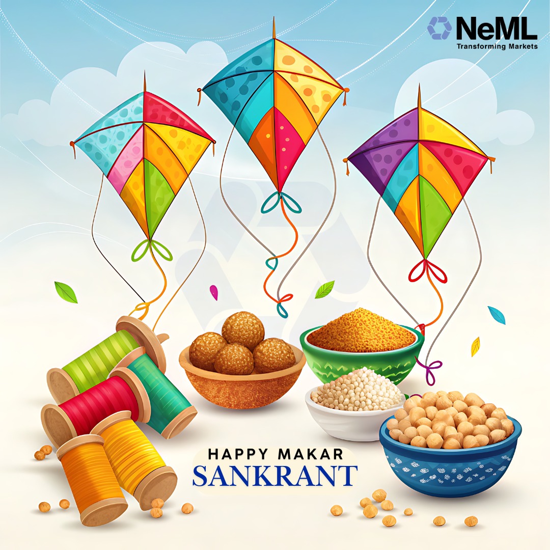 NCDEXeMarkets's tweet image. At NeML, we are dedicated to supporting our farmers and advancing agricultural innovation.

Wishing everyone a prosperous and joyous Makar Sankranti!

@ncdexofficial @nerl_repository @NICR_INDIA 

#MakarSankrant #NeML #NCDEXeMarketsLtd