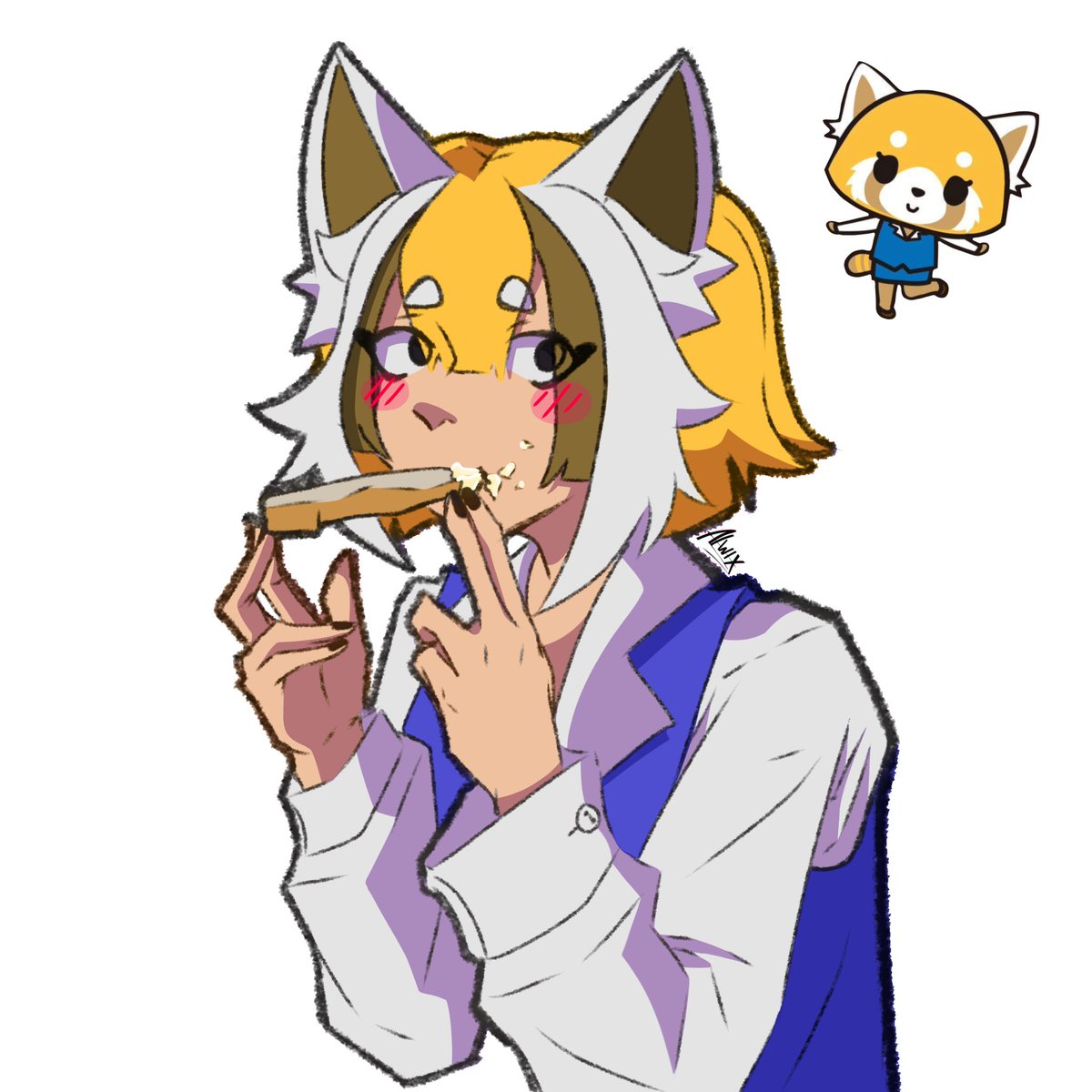 AlwiXV_'s tweet photo. Her.
#Aggretsuko https://t.co/C22Am1o5hW