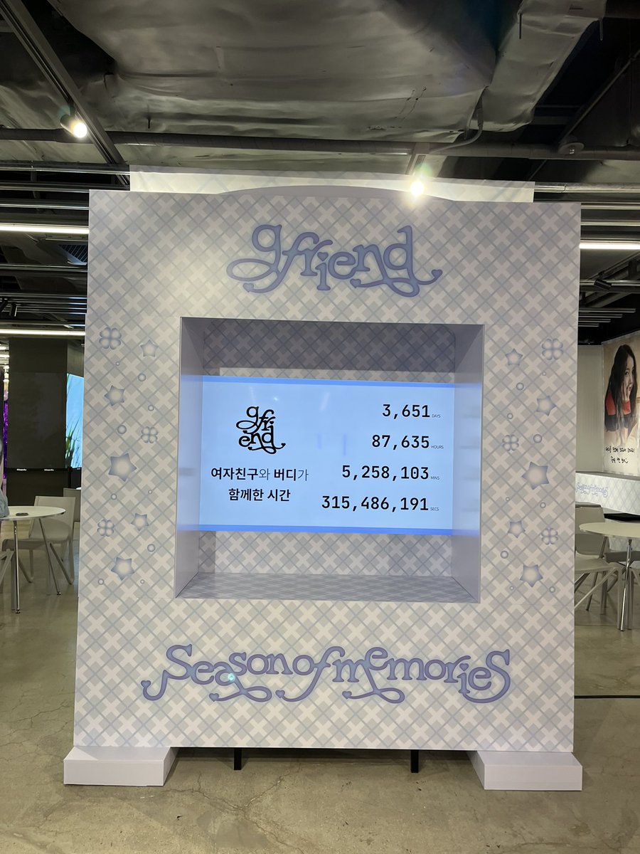 여자친구 케타포 팝업 너무 아름다워…🥹