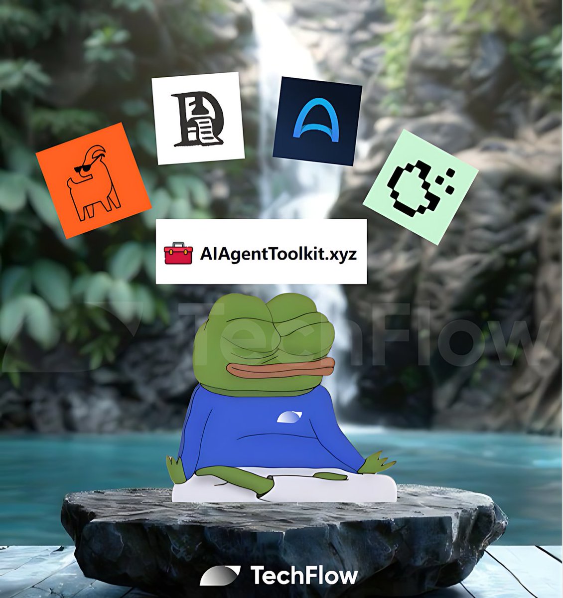 TechFlowPost's tweet photo. 行情不顺练内功？快来收藏这 5 个 AI Agent 分析的宝��工具

含泪打招呼，欢迎来到链上 AI 代币们普跌的新一周。

在“加密结束了”和“we are so back”的空档期中，我们应该做点啥？

如果等 AI Agent 赛道再次火热，你是否还是没有系统性的分析方法和工具，一味等着群里的大佬分享财富密码？

没行情时开始修炼内功，掌握一些分析工具看起来是个不错的选择。

知名 AI Agent 分析大佬 @0xjeff 之前就总结了5个常用的分析工具，其中部分也是日常小编们链海冲浪常用的。

在深度使用后，我们将详细介绍这些工具的功能和特点，或许能够帮助你在下一波浪潮中少走弯路。🧵🧵🧵