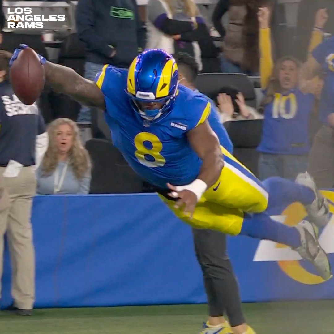 RamsNFL's tweet photo. Space Jam got nothin' on @JaredVerse1 https://t.co/6YsJl1OFWP
