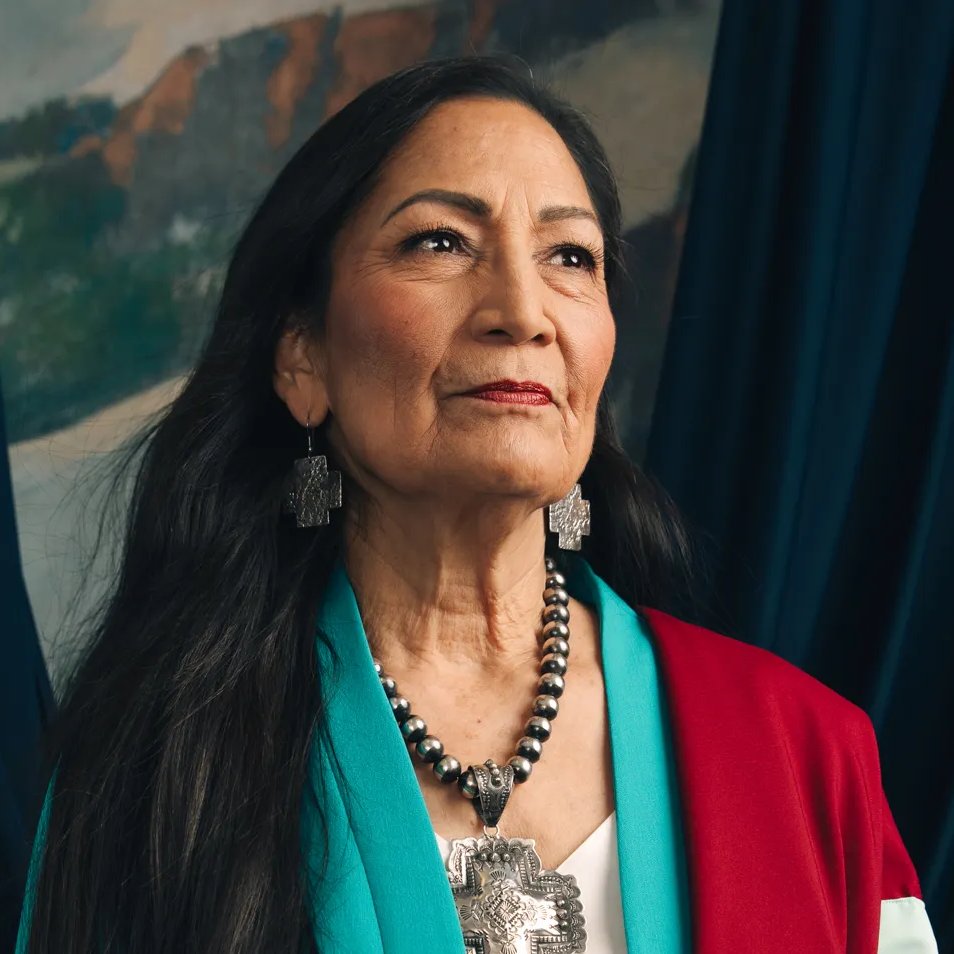 lakotalaw's tweet image. It's confirmation week! Read Interior Sec. Deb Haaland’s letter to tribal leaders: lakotalaw.org/news/2025-01-1… And we encourage you to watch the hearings for Noem (Wed) &amp;amp; Burgum (Thurs)! Indigenous issues must be at the forefront of the national dialog if they take over federal depts