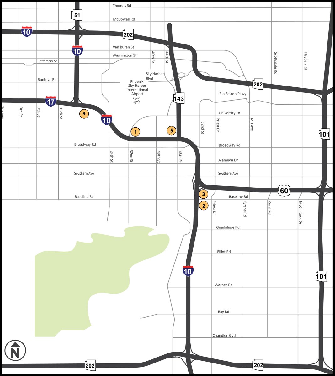 ArizonaDOT's tweet photo. 🚧 WEEKNIGHT RESTRICTIONS 🚧 on the I-10 Broadway Curve Project. Westbound I-10 will be narrowed to three lanes at US 60 nightly from 8 p.m. to 4 a.m. beginning Monday, Jan. 13, through the morning of Friday, Jan. 17, for barrier work. Download The Curve app for more details. https://t.co/ao6l7nxjNn