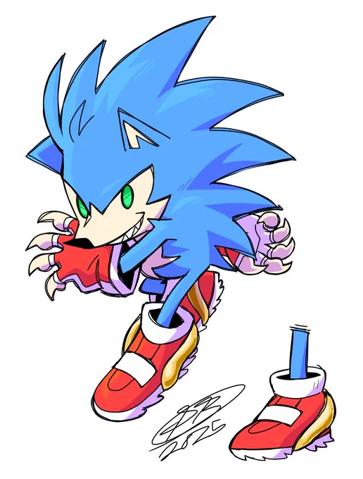 Did I give Rush Era sonic his own shoes designMayhaps 