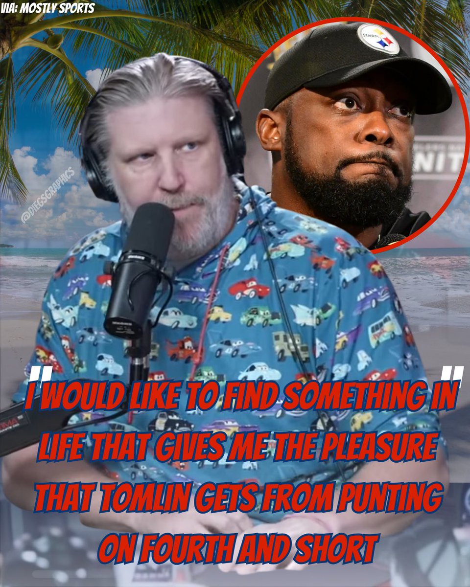 .<a href="/BFW/">Brandon Walker</a> is trying to find the same happiness that Mike Tomlin has when it comes to 4th down decisions 

<a href="/mostlysports/">Mostly Sports With Mark Titus & Brandon Walker</a>