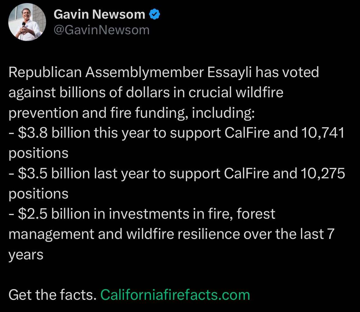 AesPolitics1's tweet image. Gavin Newsom has gone fully on the offense, and it is awesome to see a Democrat fight back for once in office.