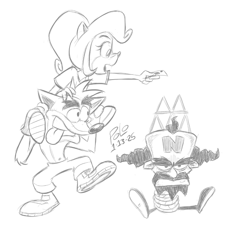 TheRealPoloBlue's tweet photo. Is it any wonder why he hates those bandicoots?
#CrashBandicoot https://t.co/A2wPipjbty