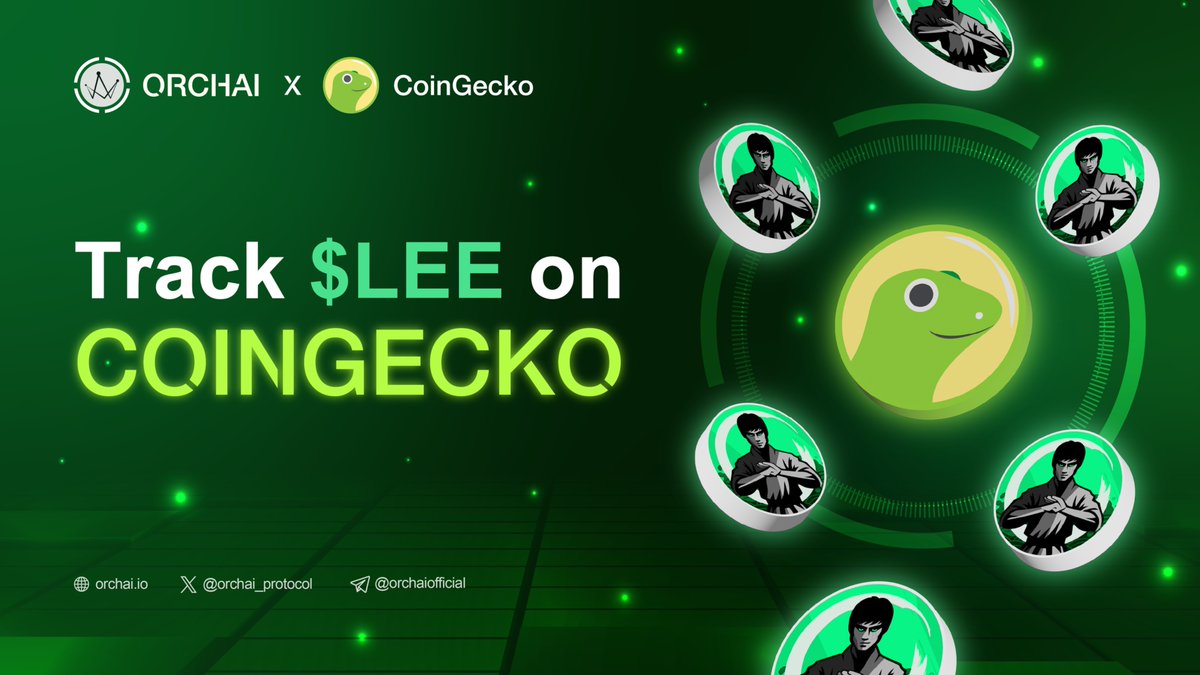 🎉 $LEE is now on <a href="/CoinGecko/">CoinGecko</a>!

Track real-time price, market cap, trading volume and more 📊
🔗 Check it out: coingecko.com/en/coins/lee-q…

📈 You can also follow the changes for this DeFAI token on: <a href="/dexscreener/">DEX Screener</a> &amp; <a href="/DEXToolsApp/">DEXTools</a> 

💱 $LEE is available for trading on 
👉 Raydium: