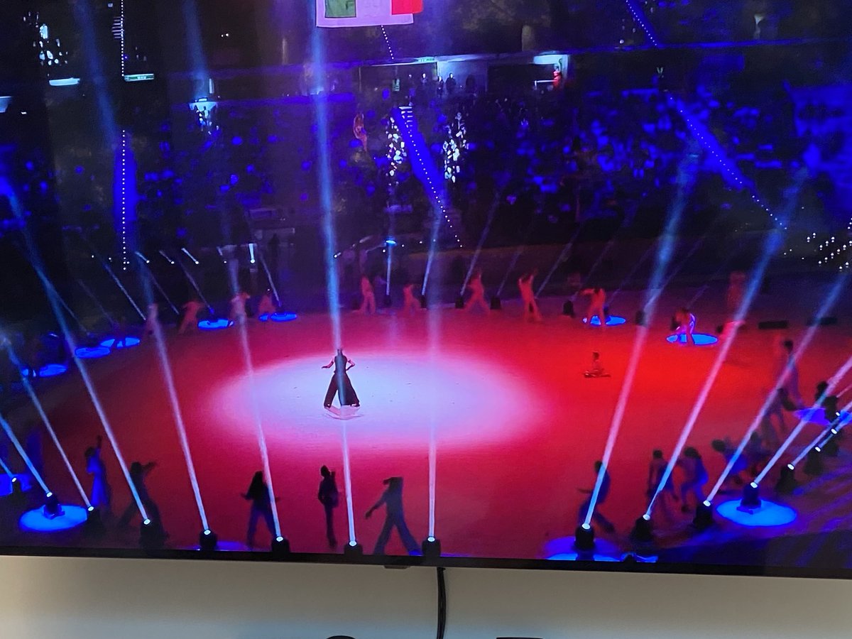 hillcarrow's tweet photo. Enjoyed watching the Torino 2025 Winter World University Games Opening Ceremony today on our office big screen, Day 1 of the Games. ⁦@WUG2029⁩ #NCUSA2029 #Torino2025 #USATeam https://t.co/Vn6ICJmu05