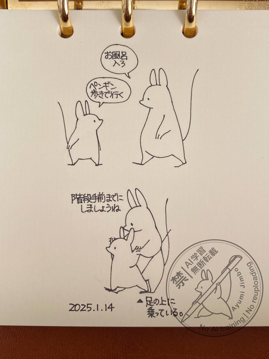 気分はコウテイペンギン。 
