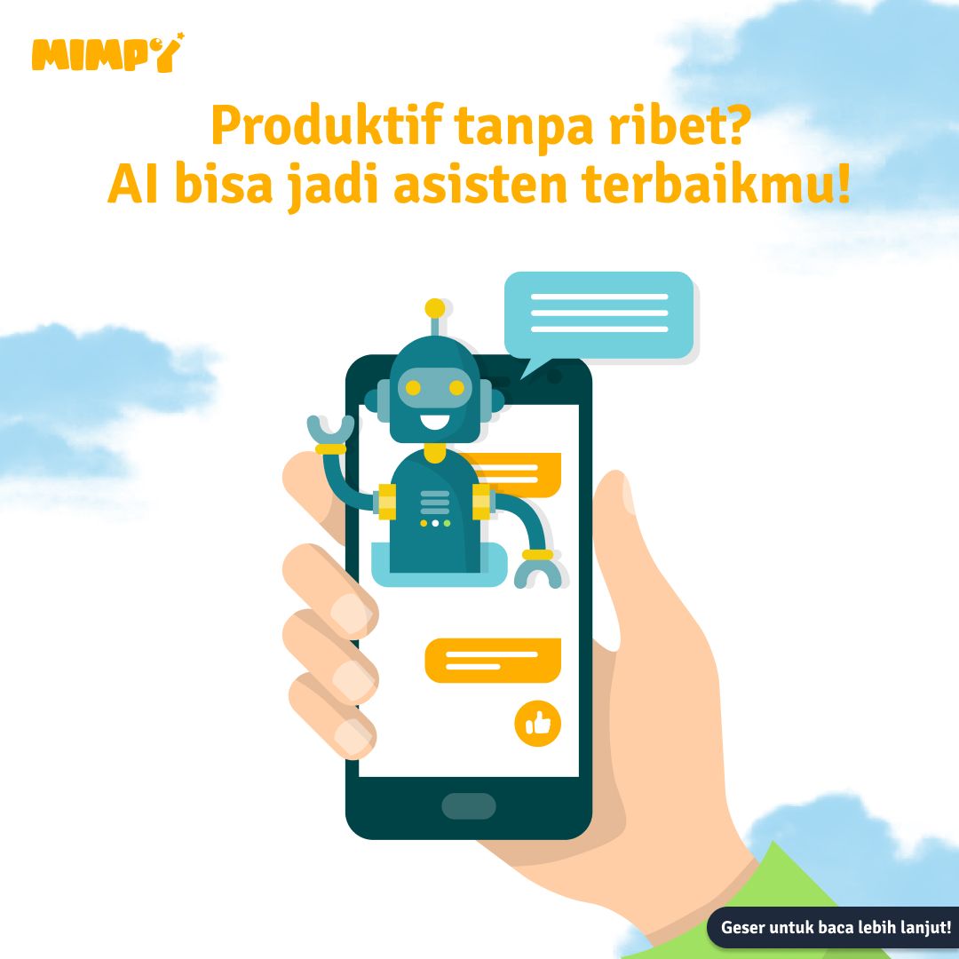 MimpyMu's tweet image. 🤖✨ AI Bisa Bantu Produktivitasmu!

Apa kamu tahu kalau AI bisa jadi asisten terbaik buat ngatur jadwal, bikin konten, atau bahkan ngerjain tugas? Yuk coba:

✅ Grammarly: Biar tulisanmu bebas typo.

✅ Notion AI: Bantu brainstorming ide cemerlang.

✅ Canva: Buat desain kece…
