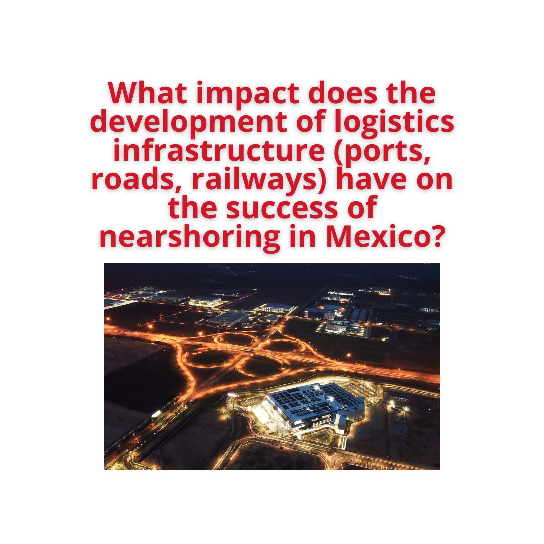 ArrivingMexico's tweet photo. Logistics Infrastructure &amp; Nearshoring in Mexico 🚛⚙️
🌟 What makes nearshoring in Mexico a success? It’s all about logistics! 🌐⚙️
🚢 Efficient ports, 🚆 modern railways, and 🛣️ well-connected roads are powering Mexico’s rise as a nearshoring hub. https://t.co/yspc312QE5