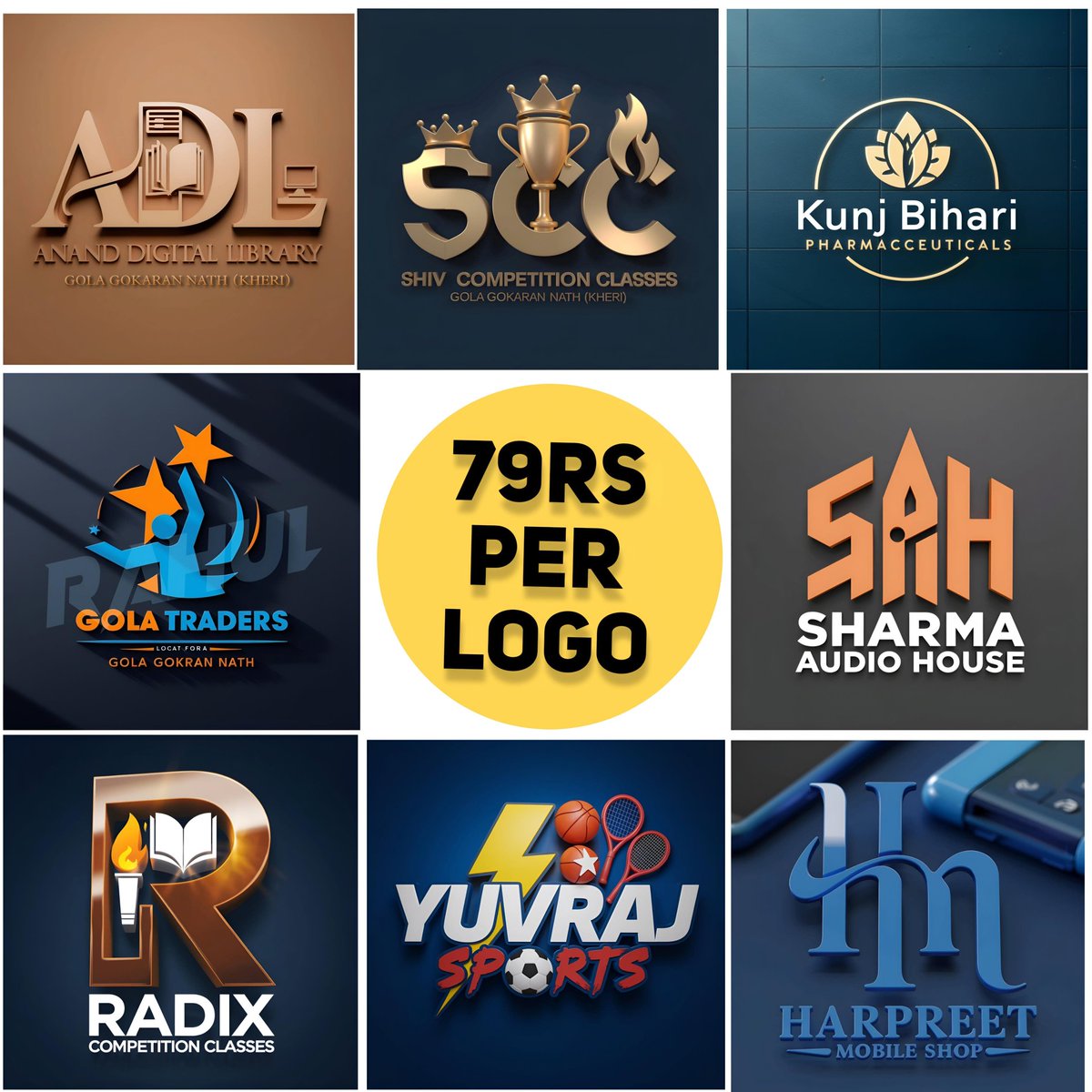 RahulPatelUP31's tweet photo. इस तरह के logo बहुत ही कम पैसों में बनवाने के लिए सम्पर्क करें 7054060714 
#logodesigner @Logos_network @LogoDesignNews https://t.co/V7YbtEOLW1