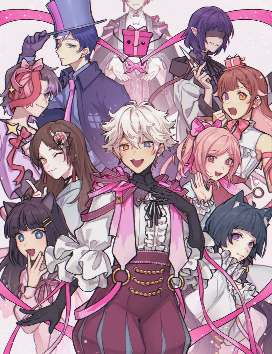 I was in charge of the art of Derem with participating domikadosonas! Thanks for trusting me with the illustration! 🫶

Happy birthday Derem, you're a gift that keeps giving 🎉🎉🎉
I'm gonna get cake to celebrate 🥳

#Derem_Art #HBDerem