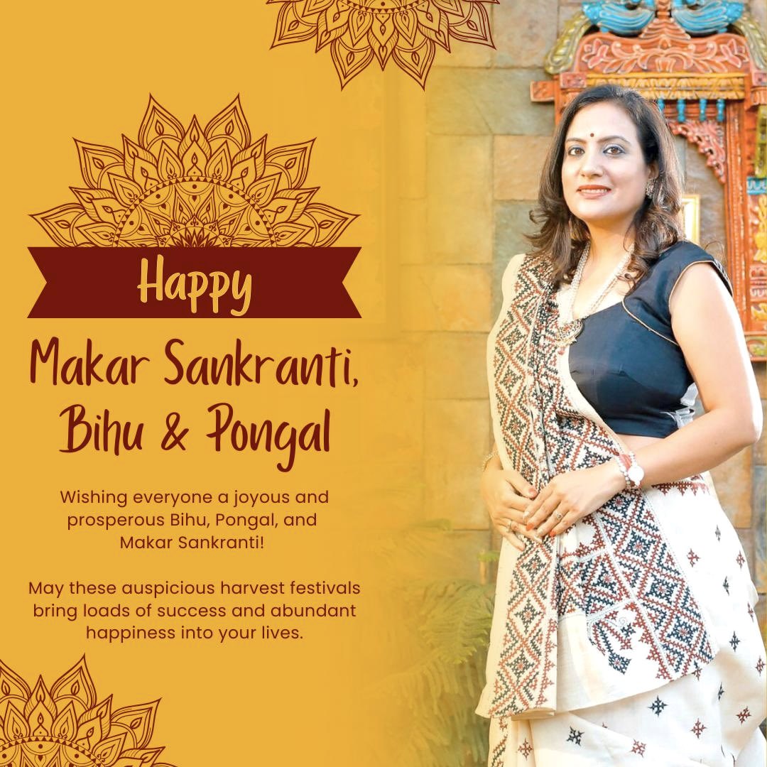 sonalgoelias's tweet photo. *ॐ सूर्याय नमः*
#OneNationManyFestivities 🇮🇳
Wishing everyone a joyful Makar Sankranti, Uttarayan , Pongal, and Bihu 🌟
Let these festivals celebrate the unity in our diversity, inspiring bonds of harmony, peace and compassion .
May the harvest bring prosperity, the kites soar high, and every heart be filled with joy and gratitude 🙏🏻
#MakarSakranti
#Uttarayan
#Pongal #Bihu