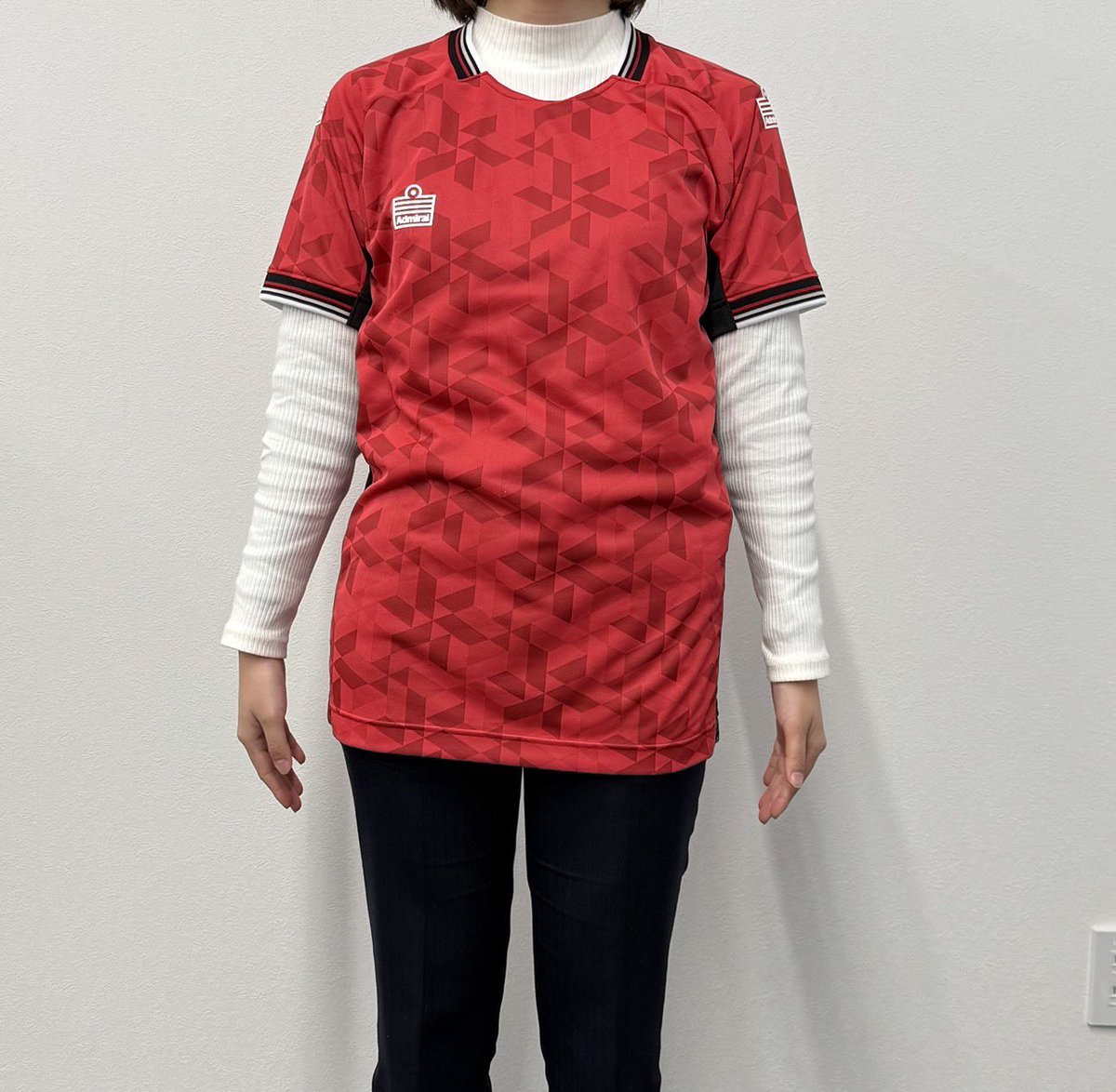 スタッフがユニフォームを 試着してみました！ 身長：157cm 普段着