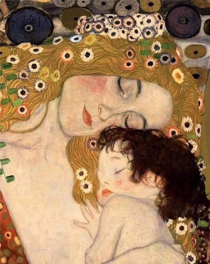 -Gustav Klimt
“Las tres edades de la mujer” (detalle), 
-1905
-Óleo sobre lienzo.