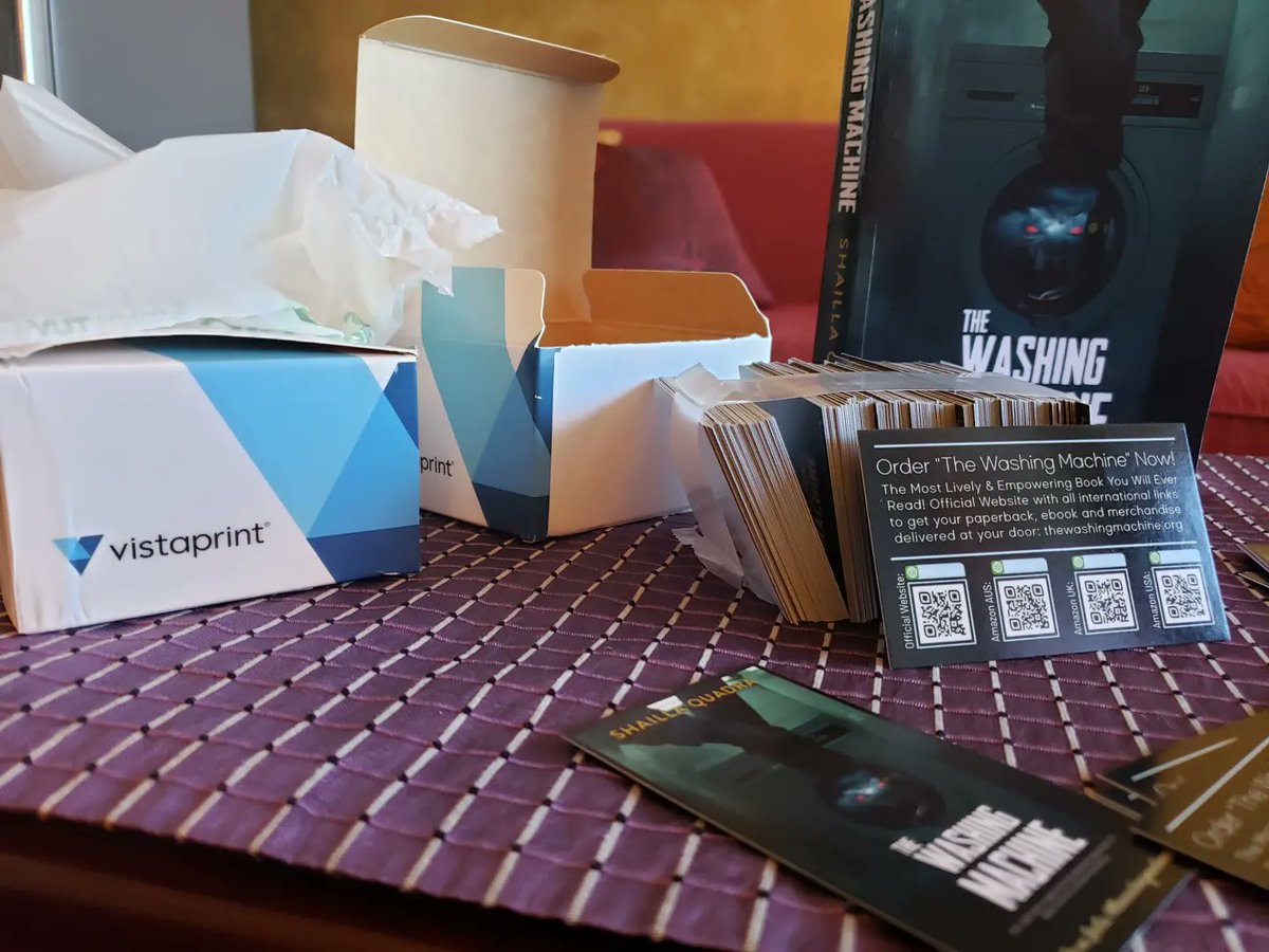 shaillaquadra's tweet photo. 😍😍 OMG OMG OMG!!!
These are sooooo cute!!!😍😍🥰🥰 Look like @thewashingmach had cute tiny babies 🥰🥰
These gorgeous business cards arrived, all the way from the awesome @VistaprintAU #thewashingmachinebyshaillaquadra #TheWashingMachine by #shaillaquadra #bestseller ❤❤ https://t.co/dtyp4s5uuV