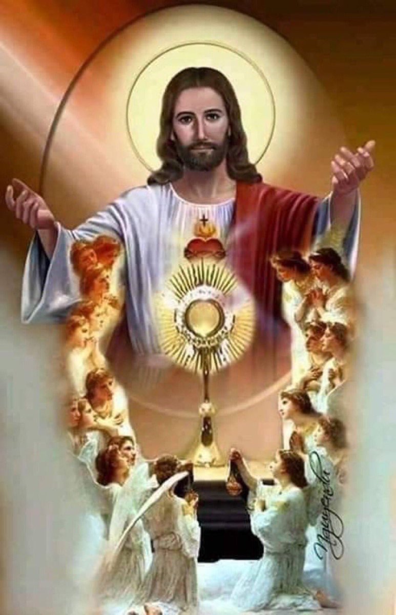 thepathistruth's tweet photo. May the Sacred Heart of Jesus, ever Present in the Holy Eucharist, be Adored and Loved by all people throughout the world both now in Time and for all Eternity! Amen. https://t.co/rm2lZp8FBM
