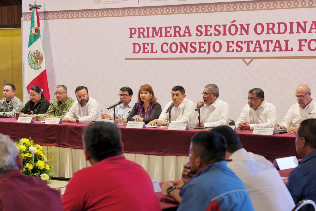 ferbustamante79's tweet photo. Asistí a la Primera Sesión Ordinaria 2025 del Consejo Estatal Forestal,  órgano que desarrolla estrategias para apoyar, preservar y fortalecer el sector forestal, instalando tambien el Comité Estatal de Prevención y Combate de Incendios Forestales.  

@salomonj 
@GobOax https://t.co/iCbWukrGbx