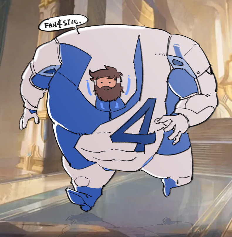 Me charging at the point with no brain activity.