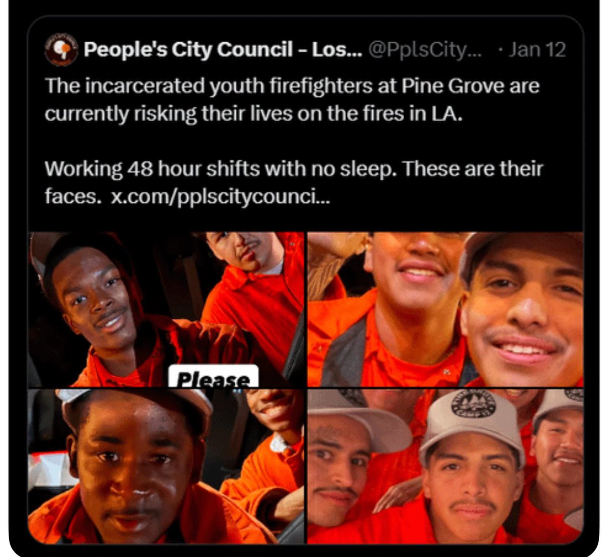 mcsquared34's tweet photo. What stage of capitalism is incarcerated child slaves working 48 hour shifts?! https://t.co/EtZZ7dOa2w