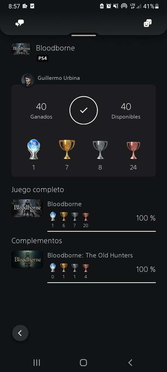 guiurbina's tweet photo. El primer juego de From software que completo y valió la pena, cada maldita muerte. Me encanto #bloodborne https://t.co/d0bXk9u8kq