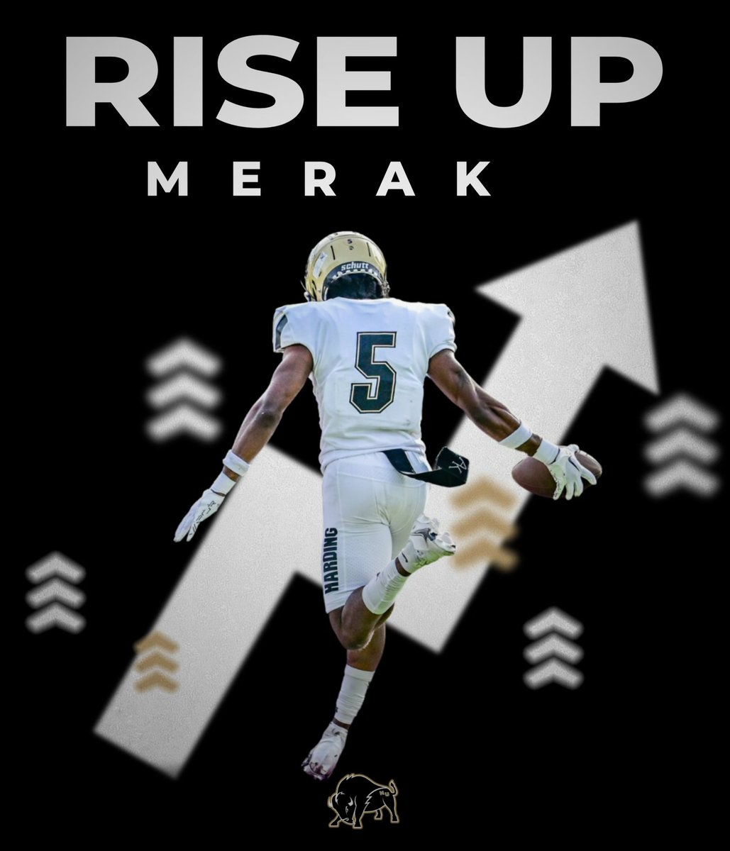 Can’t wait to get my official visits started next Monday with <a href="/Harding_FB/">Harding Football</a> excited to be back at the #brotherhood 
<a href="/CoachD_BisonsWR/">Ryan Derrick</a> <a href="/PaulSimmonsHU/">Paul Simmons</a> <a href="/Coach_Blank/">Sam Blankenship</a> <a href="/lclark3965/">Lorne Clark</a> <a href="/CoachWinger20/">Keith Winger</a> <a href="/HarperIsland24/">Miknedric Harper</a>