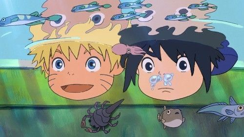 sasukvs's tweet photo. narusasu x ponyo https://t.co/W96gQO7QWD