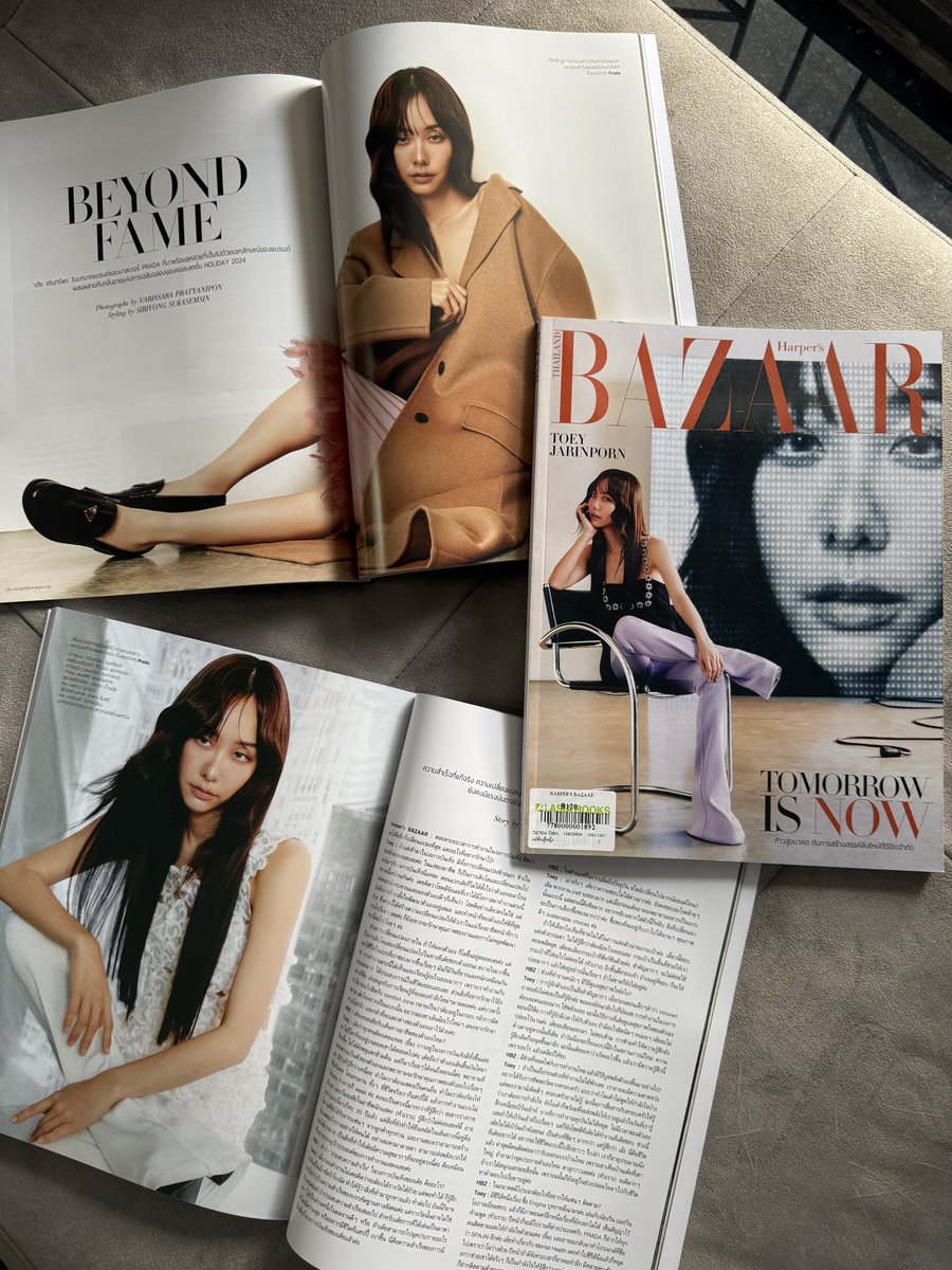 iKoraCoke's tweet photo. HARPER’S BAZAAR Thailand, January 2025 Issue 🤍
#PRADA #PradaxToeyJarinporn
#BAZAARThailandxToeyJarinporn
#BAZAARJanuaryIssue
#BAZAARThailand #BAZAARthecover
#ToeyJarinporn https://t.co/pOiqbXGxIv
