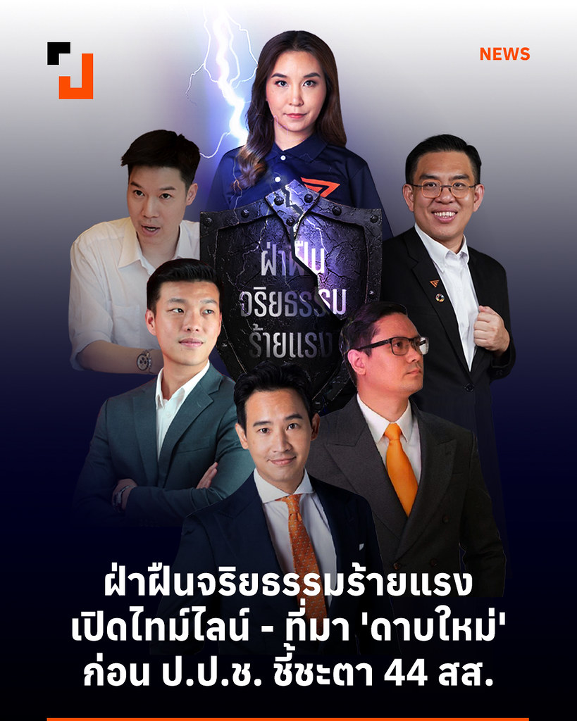 ป.ป.ช. เตรียมสรุปผลการไต่สวนคดีสอบจริยธรรม “44 สส. ก้าวไกล” ภายในเดือนนี้ "พิธา" - "ณัฐพงษ์" มีลุ้น โทษสูงสุดของการฝ่าฝืนจริยธรรมร้ายแรงคือตัดสิทธิทางการเมืองตลอดชีพเหมือนที่ "พรรณิการ์" อดีต สส. อนาคตใหม่เคยถูกลงดาบ ล่าสุดโทษฝ่าฝืนจริยธรรมก็สอยอดีตนายกรัฐมนตรี "เศรษฐา"
