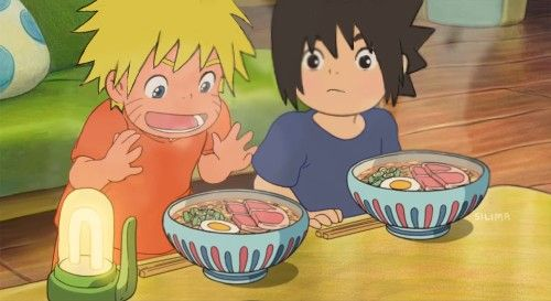 sasukvs's tweet photo. narusasu x ponyo https://t.co/W96gQO7QWD